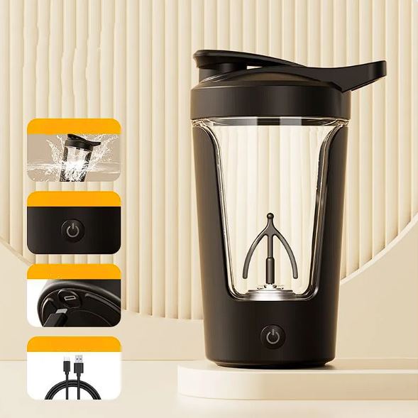 Rechargeable Electric Protein Shaker Bottle